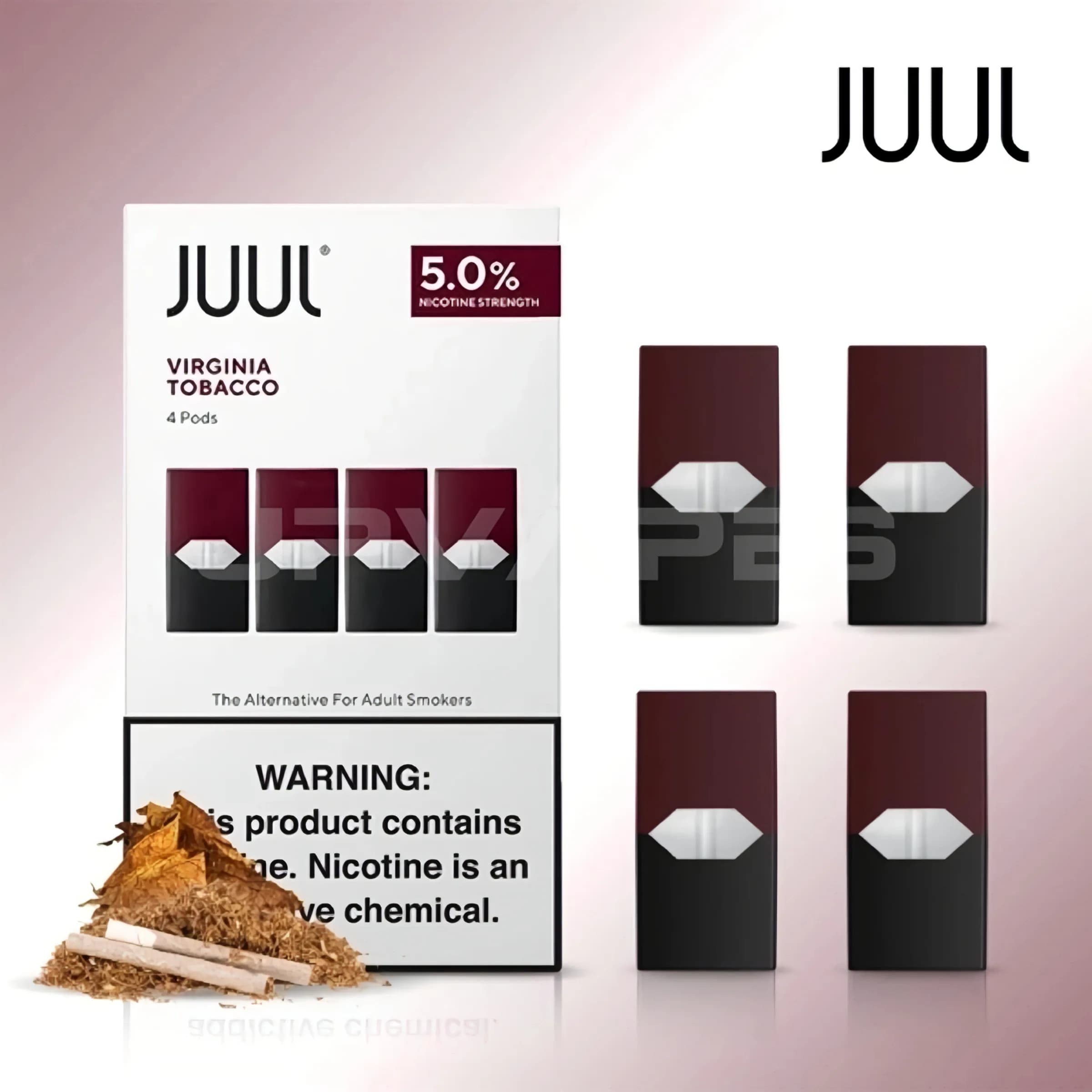 JUUL Pods バージニアタバコ 5（4個入り30パック）