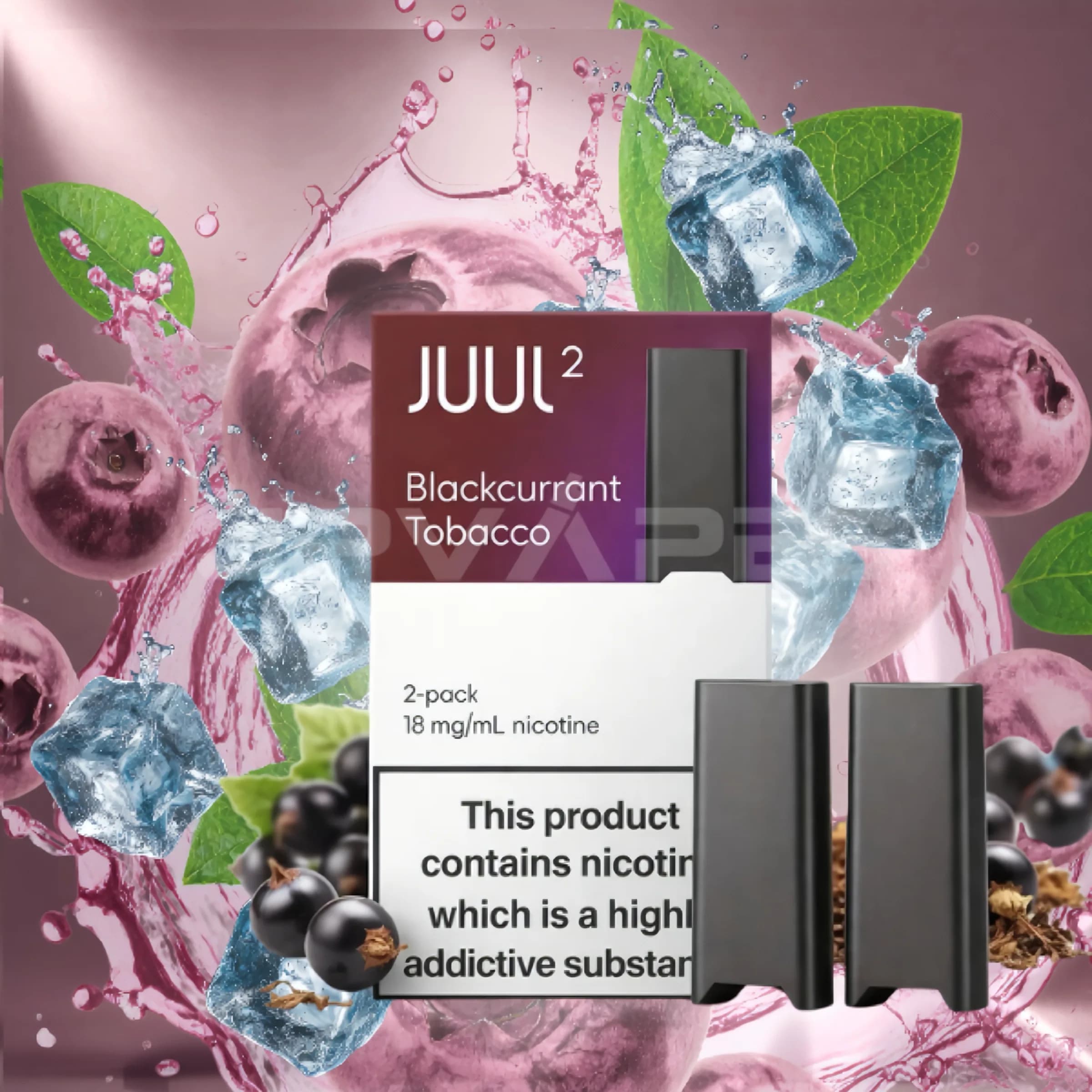 JUUL2 Pods ブラックカラントタバコ（2個入り）