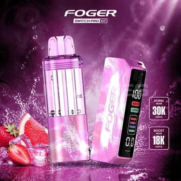 Foger Switchプロキット – フローズンストロベリーグレープフルーツ 30K パフ