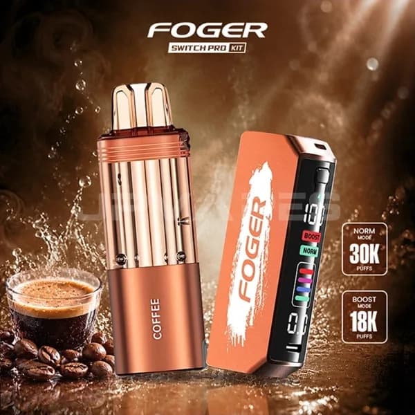 Foger Switchプロキット – コーヒー 30K パフ(デバイス+ポッド)